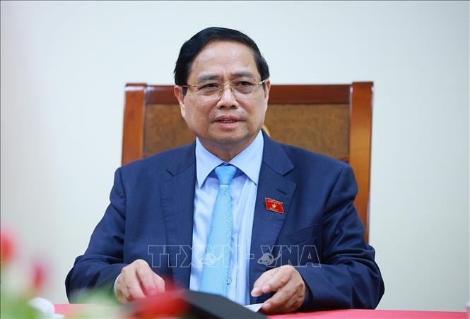 Thủ tướng Phạm Minh Chính điện đàm với Thủ tướng Thái Lan Anutin Charnvirakul