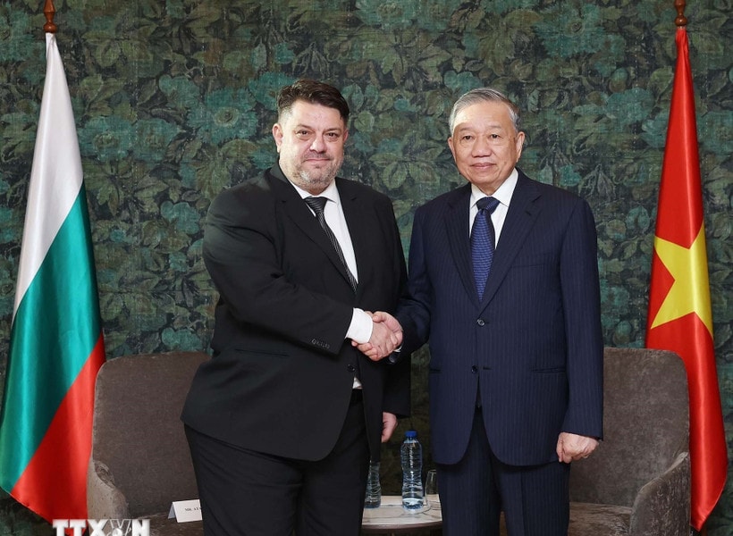 Tổng Bí thư Tô Lâm tiếp Chủ tịch Đảng BSP và đại diện các đảng cánh tả Bulgaria