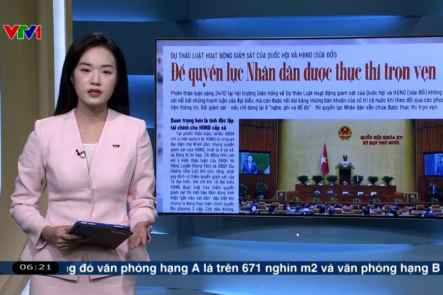 Điểm báo VTV1: Để quyền lực Nhân dân được thực thi trọn vẹn