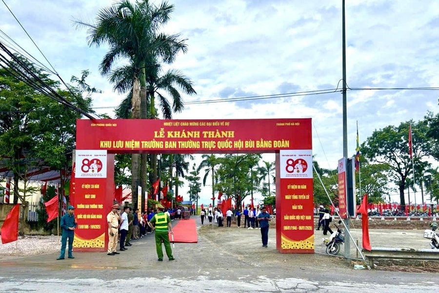 Chương trình Lễ khánh thành Khu lưu niệm Trưởng Ban Thường trực Quốc hội Bùi Bằng Đoàn