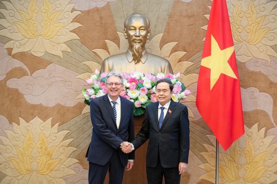 Chủ tịch Quốc hội Trần Thanh Mẫn tiếp Đoàn đại biểu Đảng Dân chủ Xã hội Đức