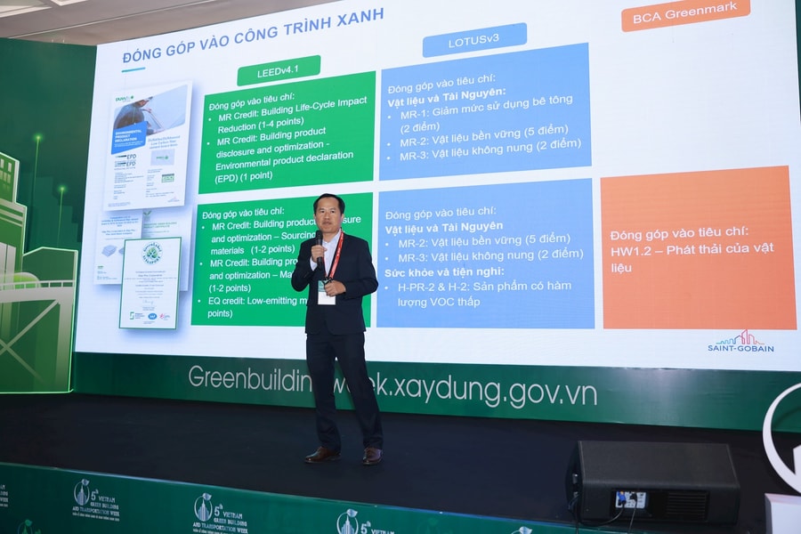 Khai mạc Tuần lễ Công trình xanh và Giao thông xanh Việt Nam 2025