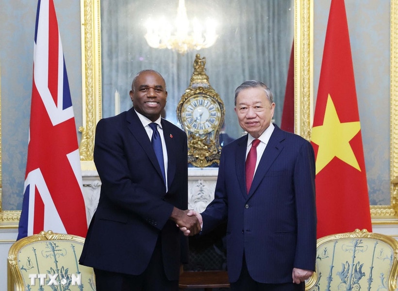 Tổng Bí thư Tô Lâm gặp Phó Thủ tướng Anh