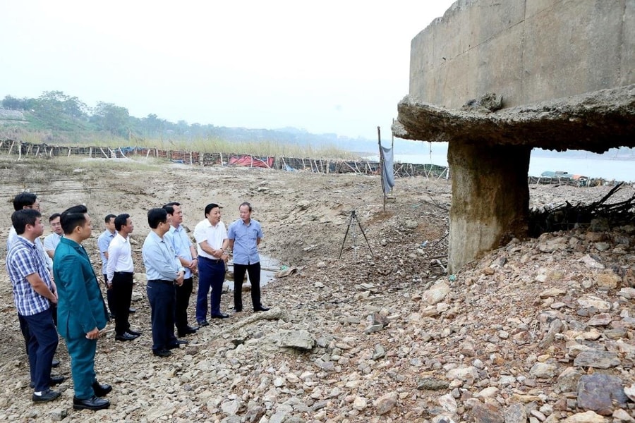 Phú Thọ: Khẩn trương làm rõ nguyên nhân, phương án xử lý sự cố tại cầu sông Lô