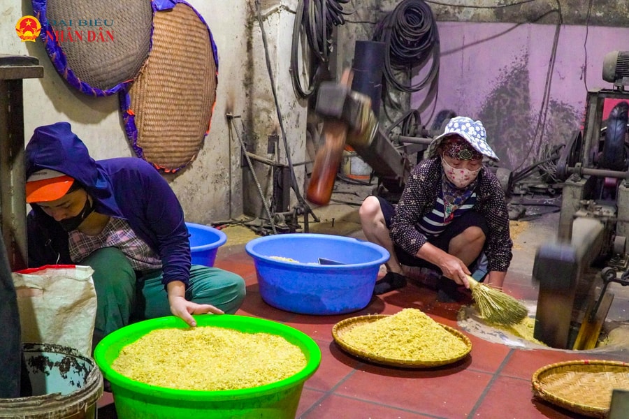 Làng cốm Mễ Trì rộn ràng vào mùa vụ mới