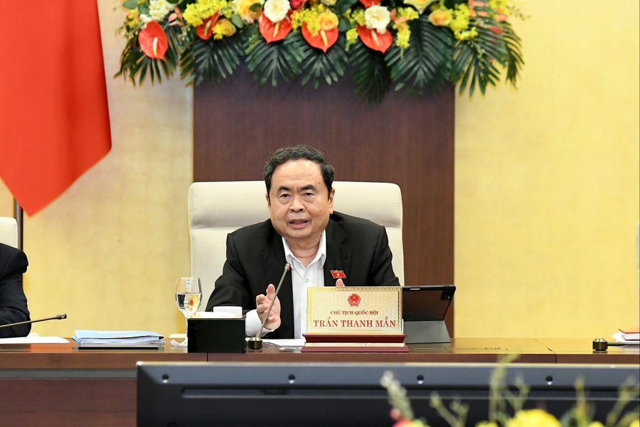 Chủ tịch Quốc hội Trần Thanh Mẫn ký ban hành các Nghị quyết của Ủy ban Thường vụ Quốc hội