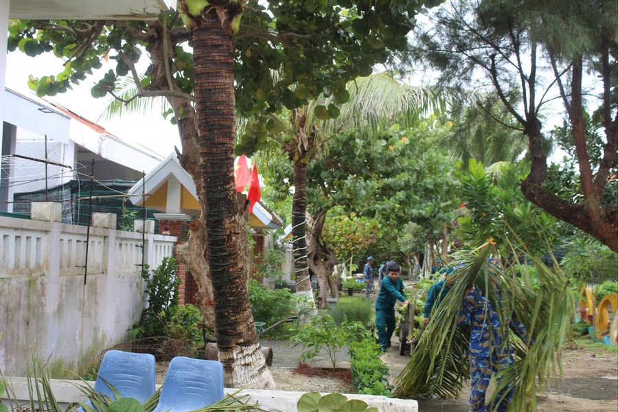 Đặc khu Trường Sa bảo đảm an toàn sau bão số 13