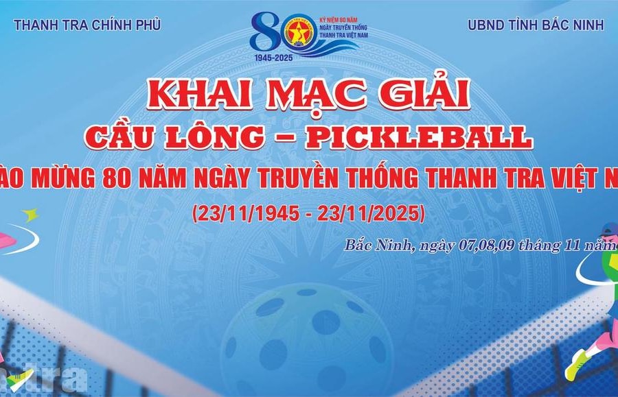 Hội thao ngành Thanh tra năm 2025: Lan tỏa tinh thần đoàn kết - kỷ cương - trách nhiệm - hiệu quả