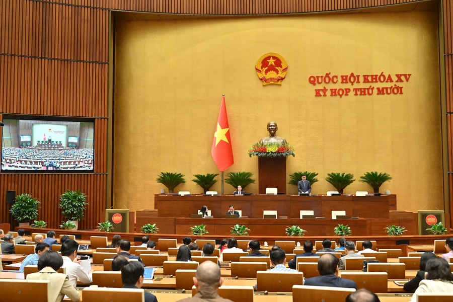 Sáng 7/11/2025, Kỳ họp thứ mười, Quốc hội tại Hội trường