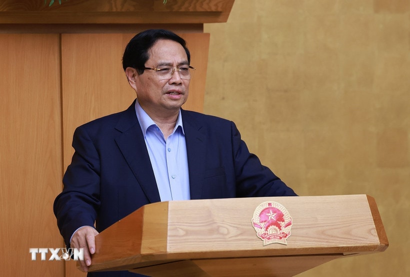 Thủ tướng Phạm Minh Chính chủ trì Phiên họp Chính phủ thường kỳ, trực tuyến với 34 địa phương