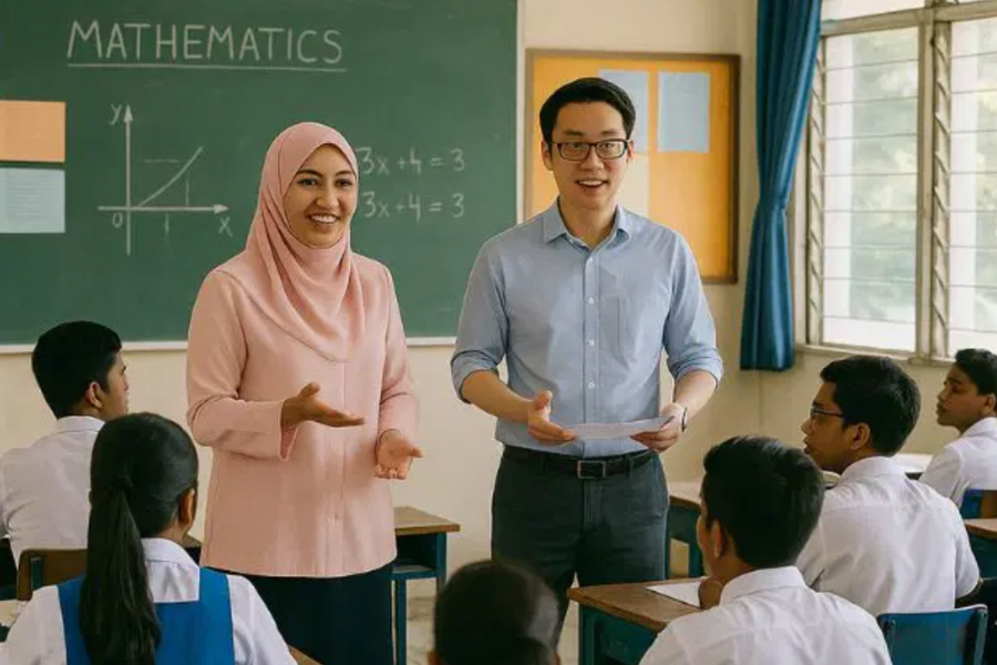 Hai giáo viên, một lớp học: Kế hoạch gây tranh luận ở Malaysia