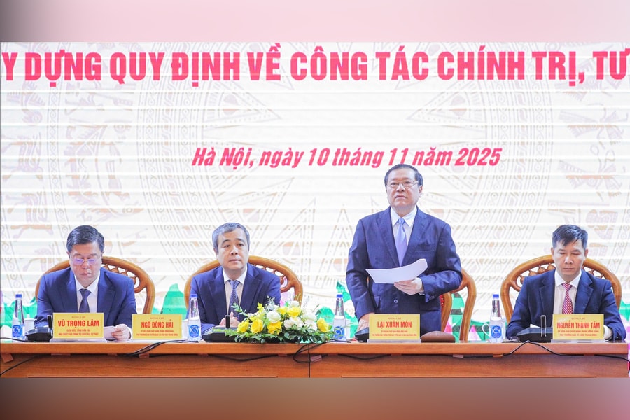 Hội thảo khoa học quốc gia "Xây dựng quy định về công tác chính trị, tư tưởng"