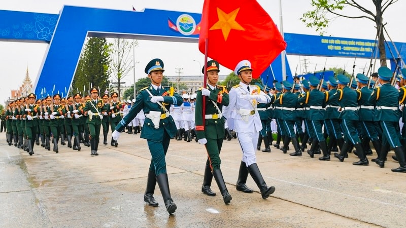 Tổng duyệt Chương trình Giao lưu hữu nghị quốc phòng biên giới Việt Nam-Campuchia lần thứ 2