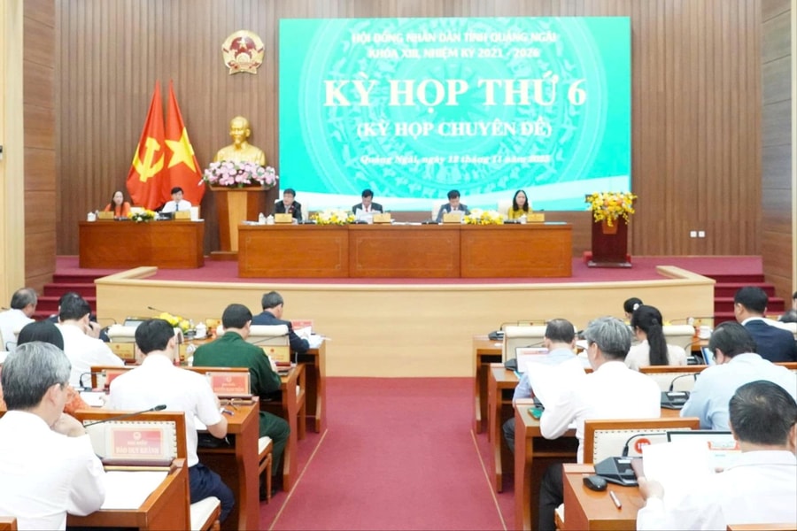 Kỳ họp thứ 6 HĐND tỉnh Quảng Ngãi thông qua 9 Nghị quyết quan trọng