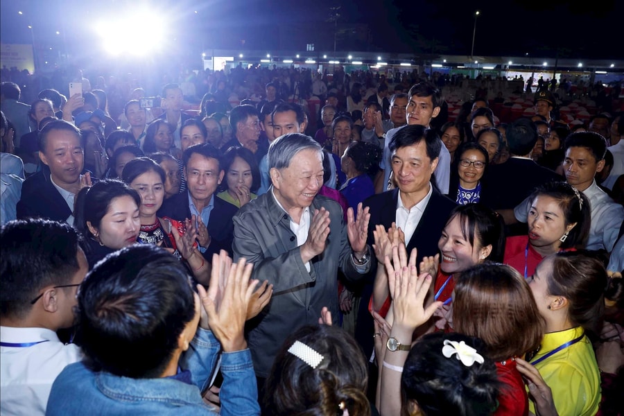 Tổng Bí thư Tô Lâm: Lan tỏa tinh thần “5 dám” và “3 cùng” là góp một viên gạch bền chắc vào ngôi nhà đại đoàn kết Việt Nam