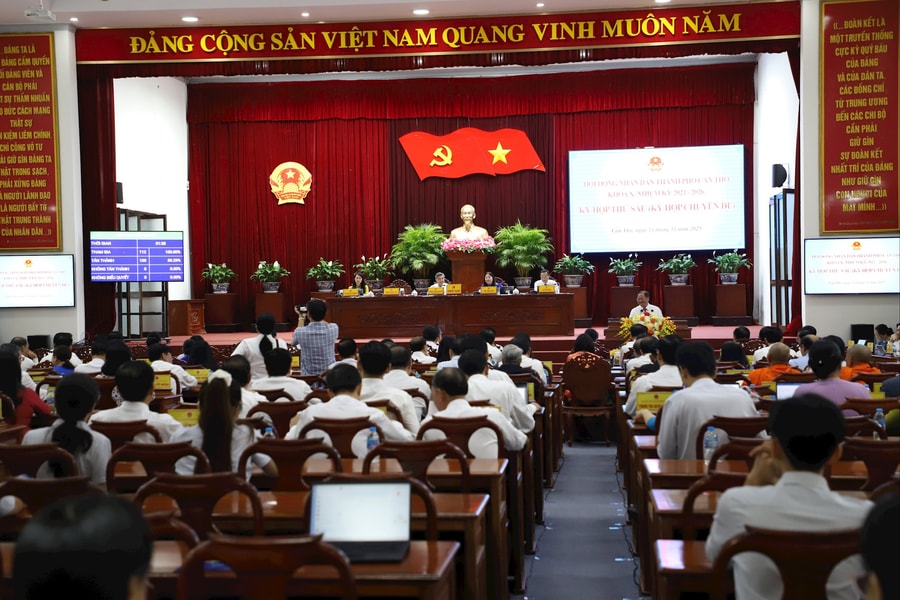 HĐND TP. Cần Thơ Khóa X tổ chức Kỳ họp thứ Sáu