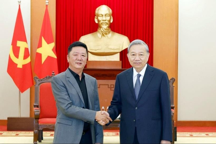 Tổng Bí thư Tô Lâm tiếp Lãnh đạo Tập đoàn Luxshare-ICT, Trung Quốc