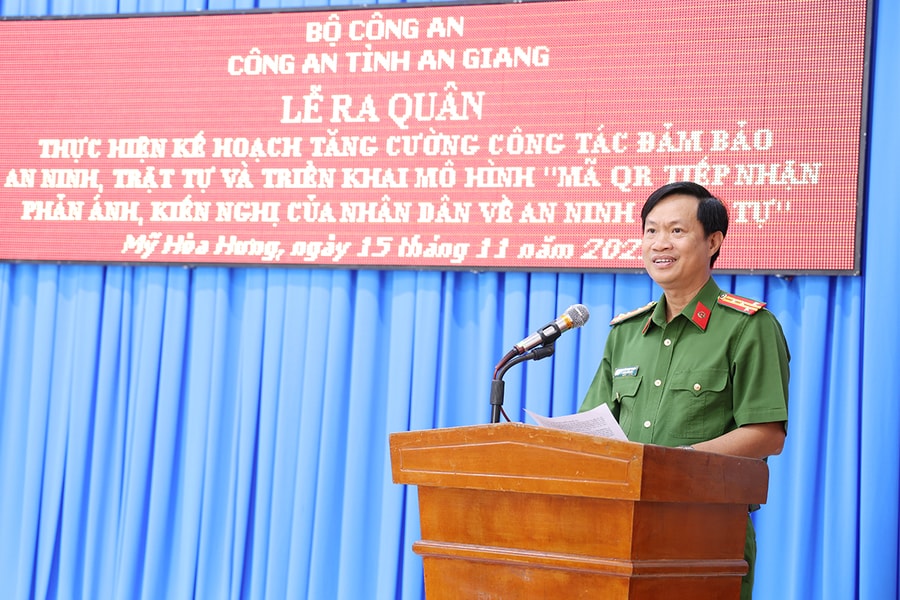 Công an An Giang triển khai mô hình Mã QR– Tiếp nhận phản ánh của người dân