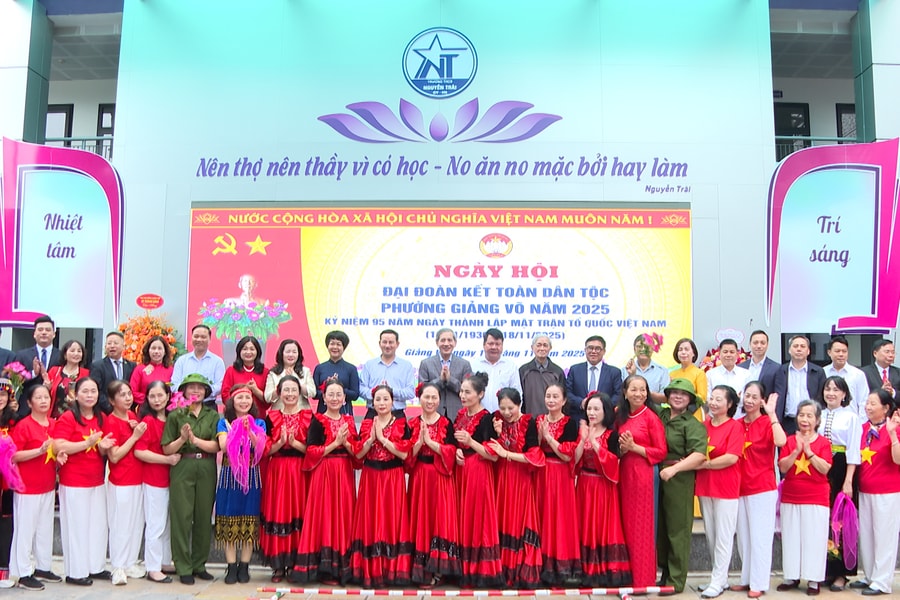 Phường Giảng Võ lan tỏa sức mạnh đại đoàn kết, hướng về cộng đồng