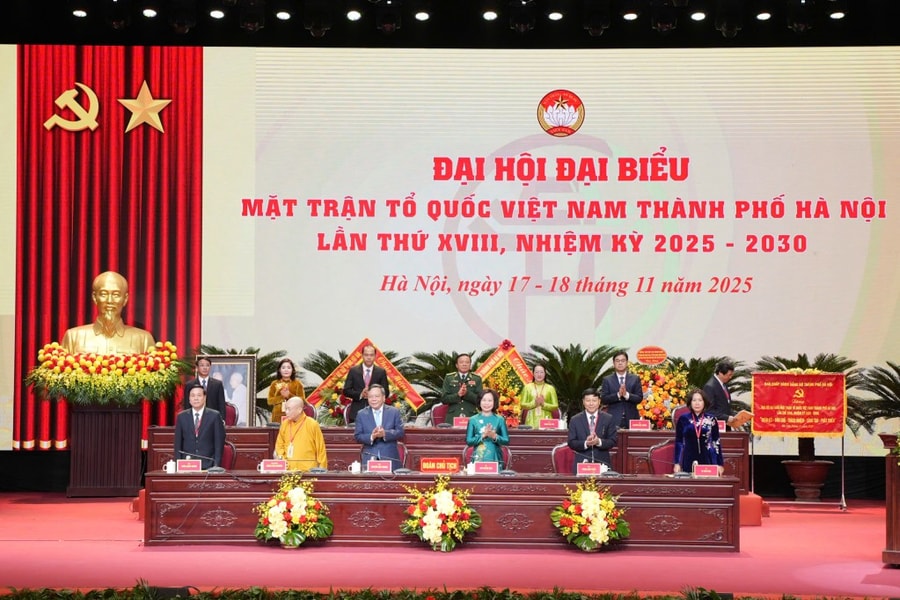 Khai mạc Đại hội đại biểu MTTQ Việt Nam TP. Hà Nội lần thứ XVIII, nhiệm kỳ 2025-2030