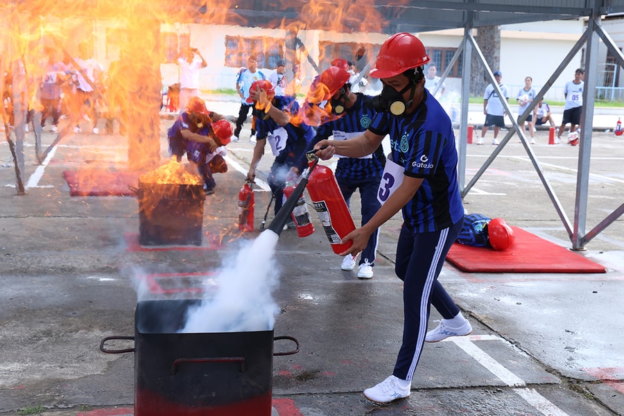 An Giang: Tổ chức Hội thi nghiệp vụ chữa cháy, cứu nạn