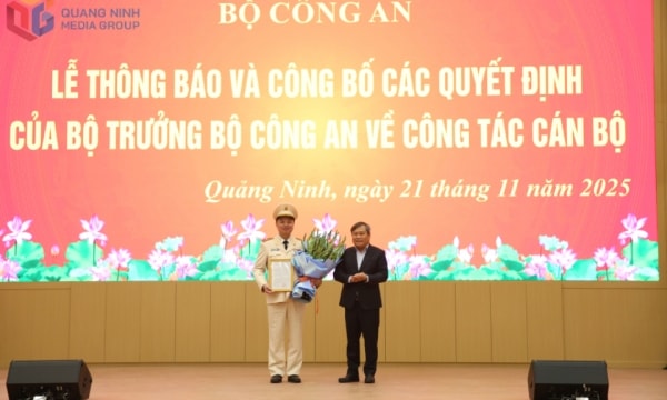 Thiếu tướng Nguyễn Tiến Trung làm Giám đốc Công an tỉnh Quảng Ninh