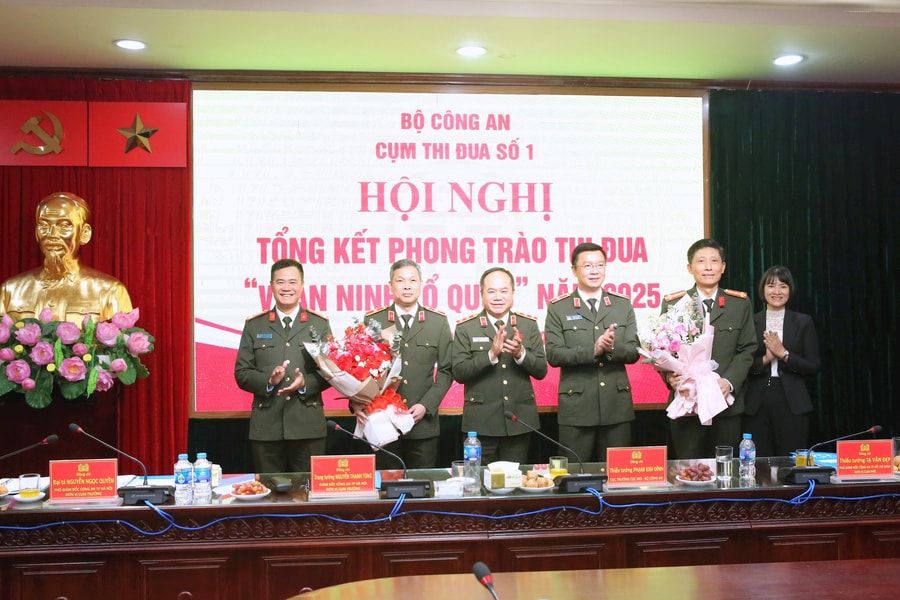 Tổng kết phong trào thi đua “Vì an ninh Tổ quốc” năm 2025 của Cụm thi đua số 1 - Bộ Công an