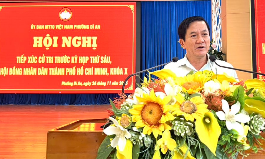 TP. Hồ Chí Minh: Cử tri kiến nghị nhiều vấn đề an sinh xã hội, hạ tầng giao thông