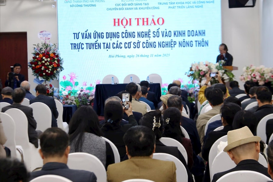 Đẩy mạnh ứng dụng công nghệ số tại các cơ sở công nghiệp nông thôn