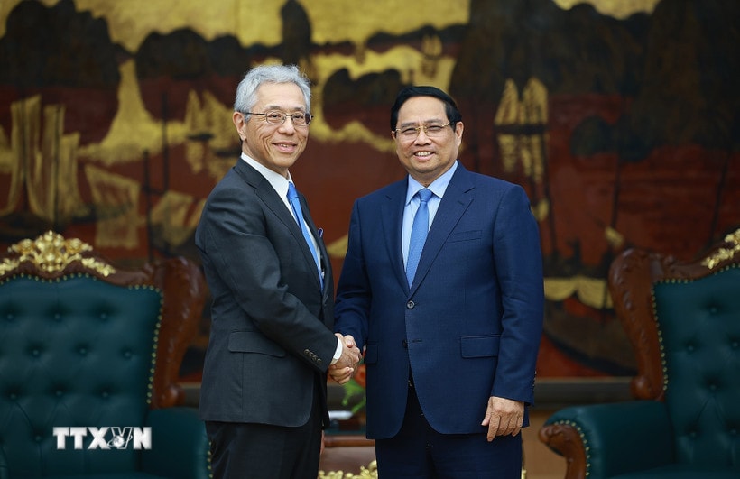 Thủ tướng Phạm Minh Chính tiếp Chủ tịch kiêm Giám đốc điều hành Tập đoàn Mitsui của Nhật Bản