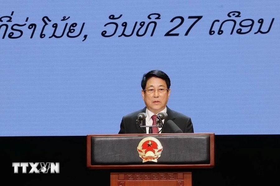 Chủ tịch nước Lương Cường: "50 năm qua là chặng đường lịch sử rực rỡ của nhân dân các dân tộc Lào"