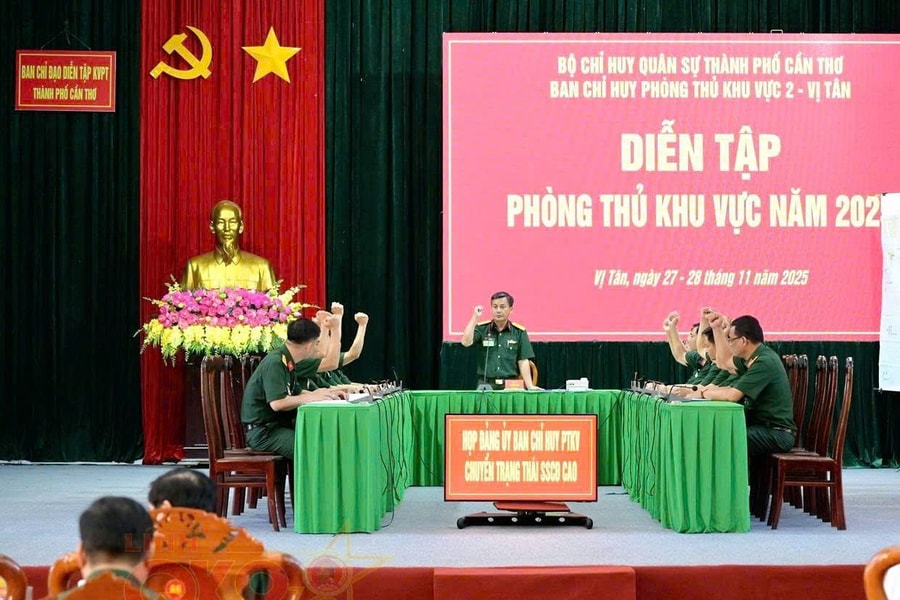 TP. Cần Thơ khai mạc Diễn tập phòng thủ năm 2025