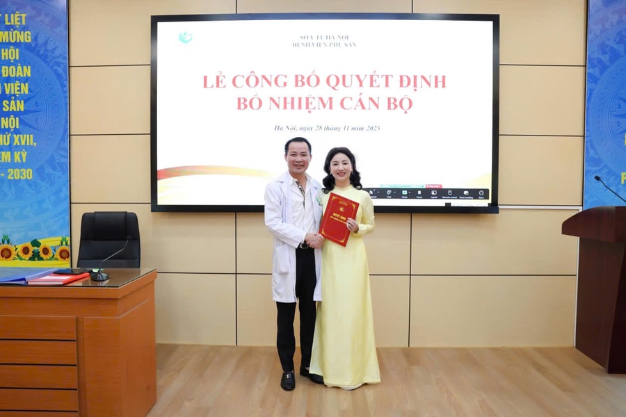 ThS.BSCKII Nguyễn Thị Mỹ Dung giữ chức Trưởng khoa Hỗ trợ sinh sản & Nam học Bệnh viện Phụ Sản Hà Nội