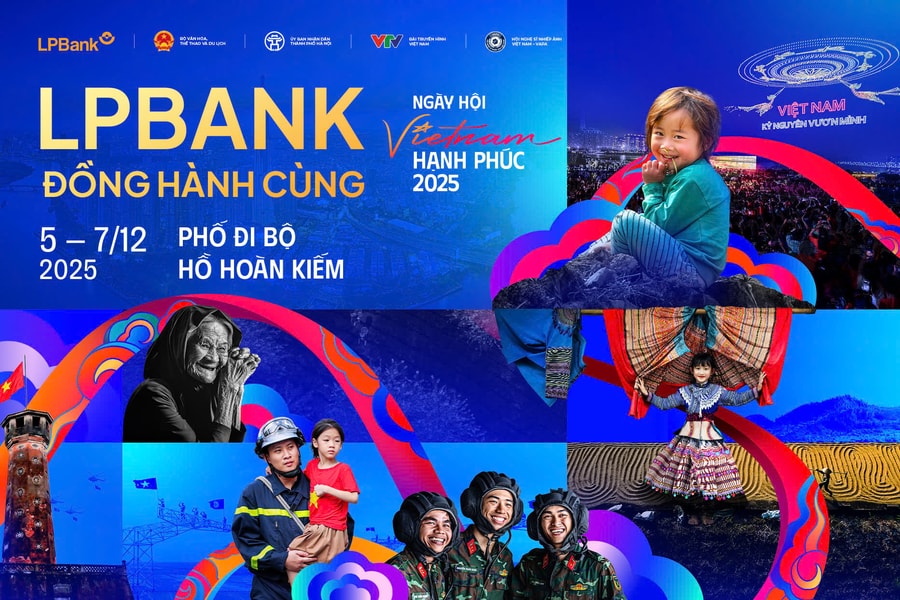 LPBank đồng hành cùng chuỗi sự kiện Vietnam Happy Fest 2025, lan tỏa giá trị hạnh phúc của con người Việt Nam