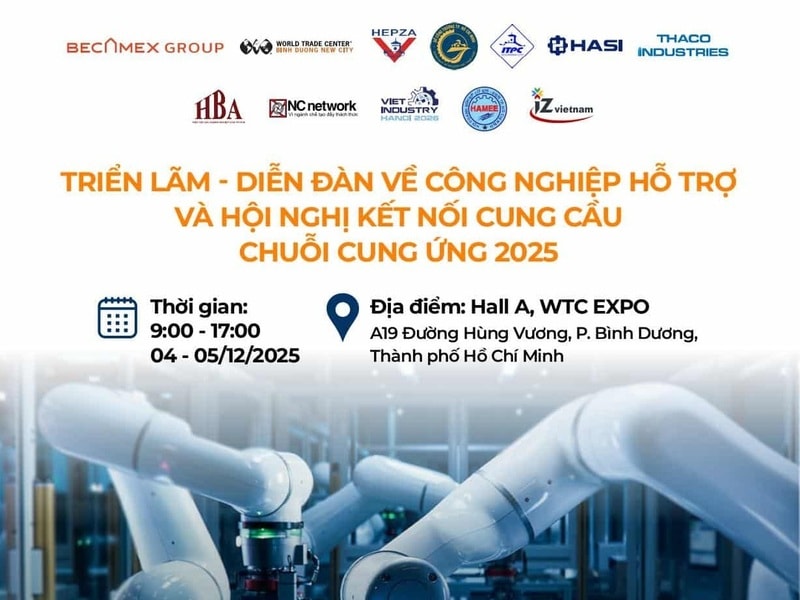 Sắp diễn ra diễn đàn công nghiệp hỗ trợ quy tụ hơn 200 doanh nghiệp tham gia