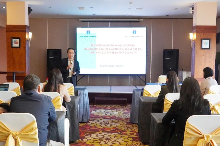 Quảng Trị: Tập huấn nâng cao năng lực cho đội ngũ làm công tác giảm nghèo và bảo vệ trẻ em