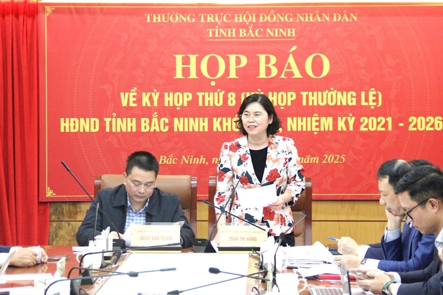 Kỳ họp thường lệ cuối năm HĐND tỉnh Bắc Ninh diễn ra từ ngày 9-10/12