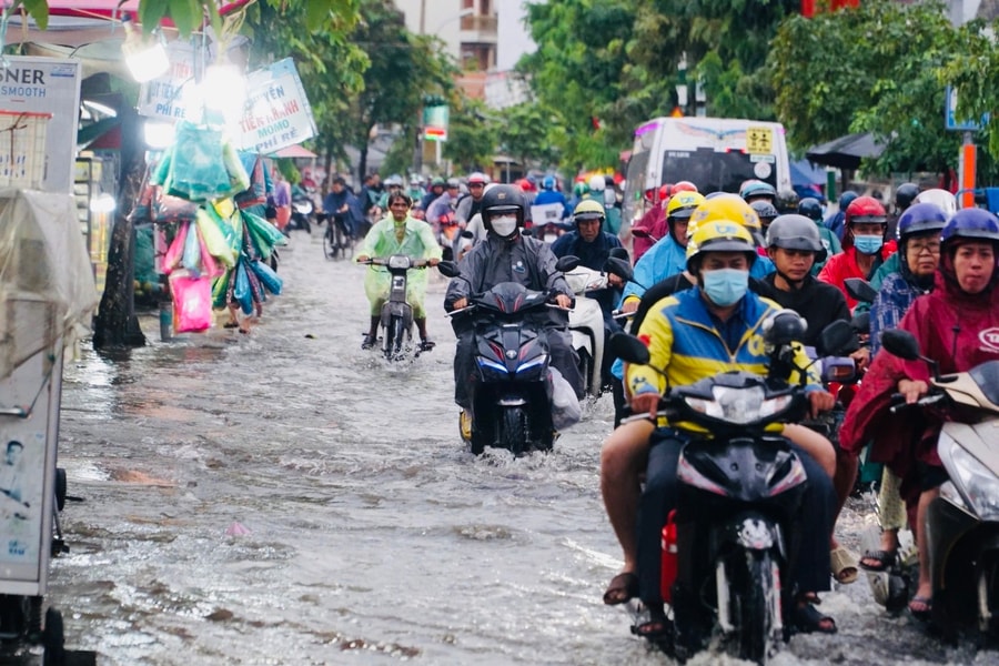 TP. Hồ Chí Minh: 23 tuyến đường có nguy cơ ngập do triều cường vượt mức báo động