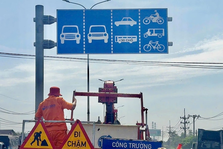 Đồng Nai: Áp dụng phân làn mới trên Quốc lộ 51