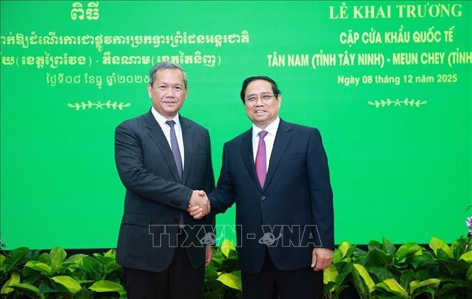 Thủ tướng Phạm Minh Chính hội đàm với Thủ tướng Campuchia Hun Manet