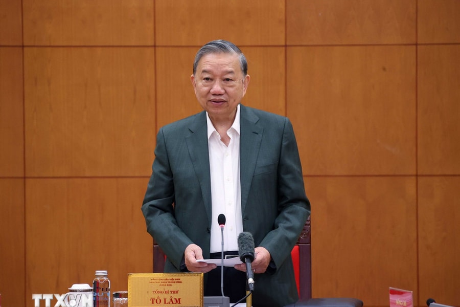 Tổng Bí thư Tô Lâm: Chuẩn bị thật tốt các điều kiện để tổ chức thành công Đại hội XIV của Đảng