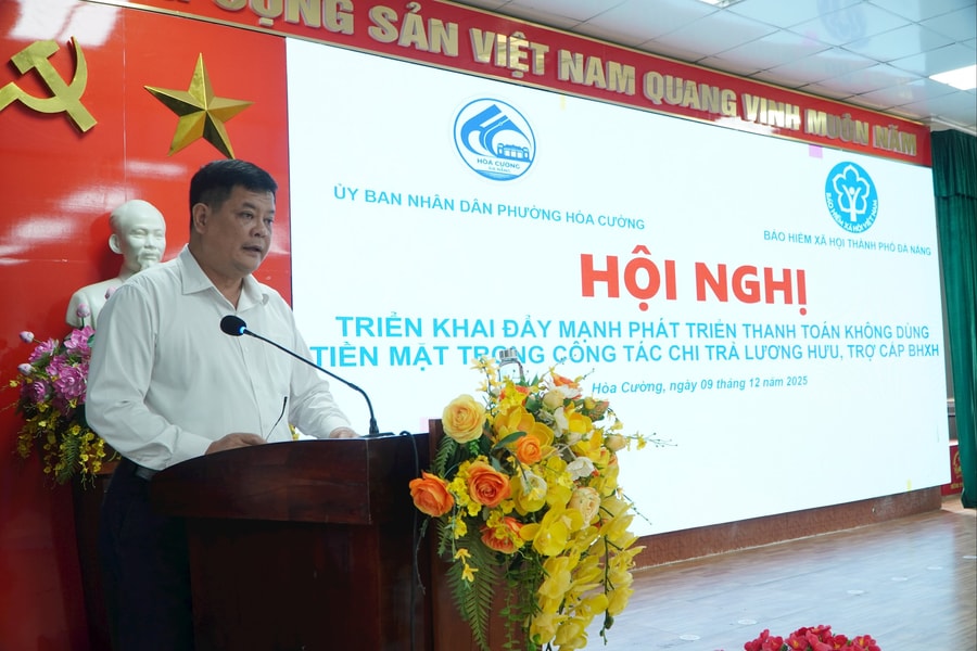 Đẩy mạnh chi trả lương hưu không tiền mặt tại phường Hòa Cường