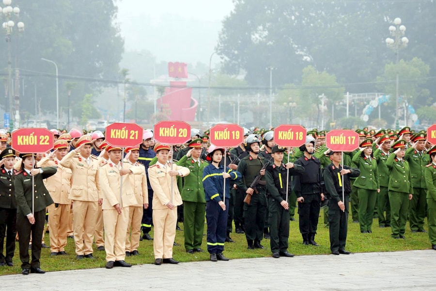 Công an tỉnh Lào Cai ra quân cao điểm trấn áp tội phạm, bảo đảm an ninh dịp Tết Bính Ngọ 2026