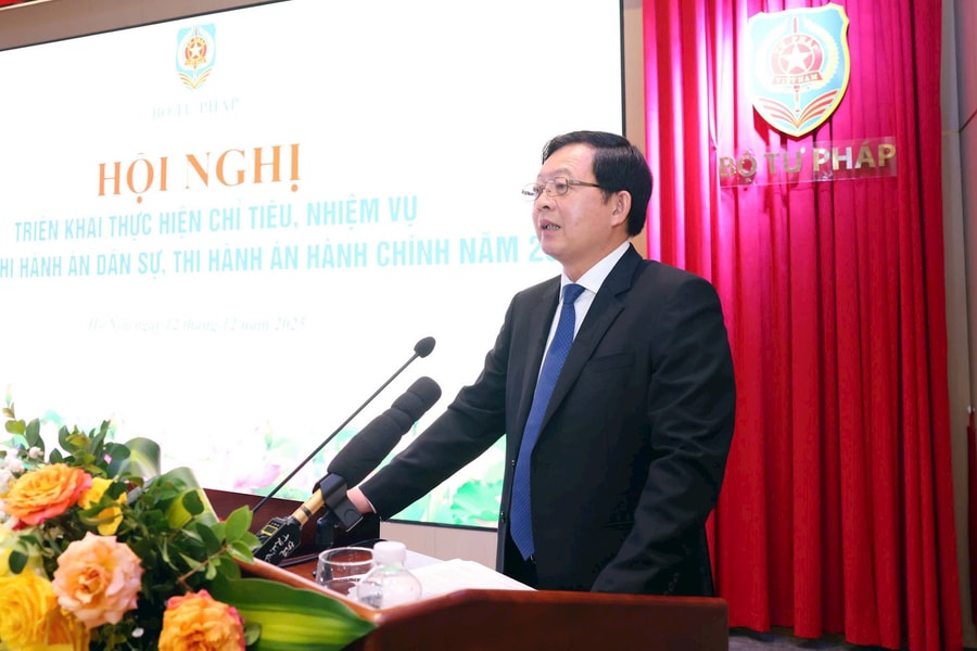 Phó Thủ tướng Hồ Quốc Dũng dự Hội nghị triển khai công tác thi hành án dân sự, hành chính năm 2026