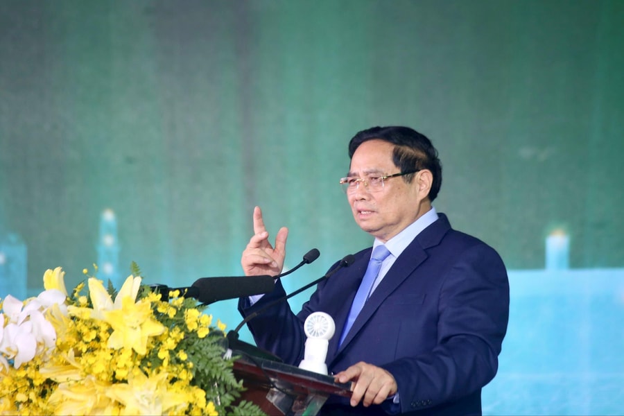 Thủ tướng Phạm Minh Chính dự lễ khánh thành nhà máy điện khí LNG Nhơn Trạch 3 và 4