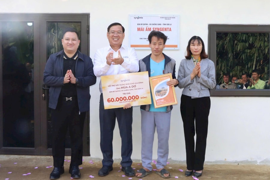 Syngenta khánh thành phòng học và trao tặng nhà tại Sơn La