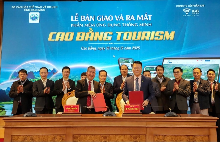 Cao Bằng: Vận hành ứng dụng du lịch thông minh “Cao Bằng Tourism”