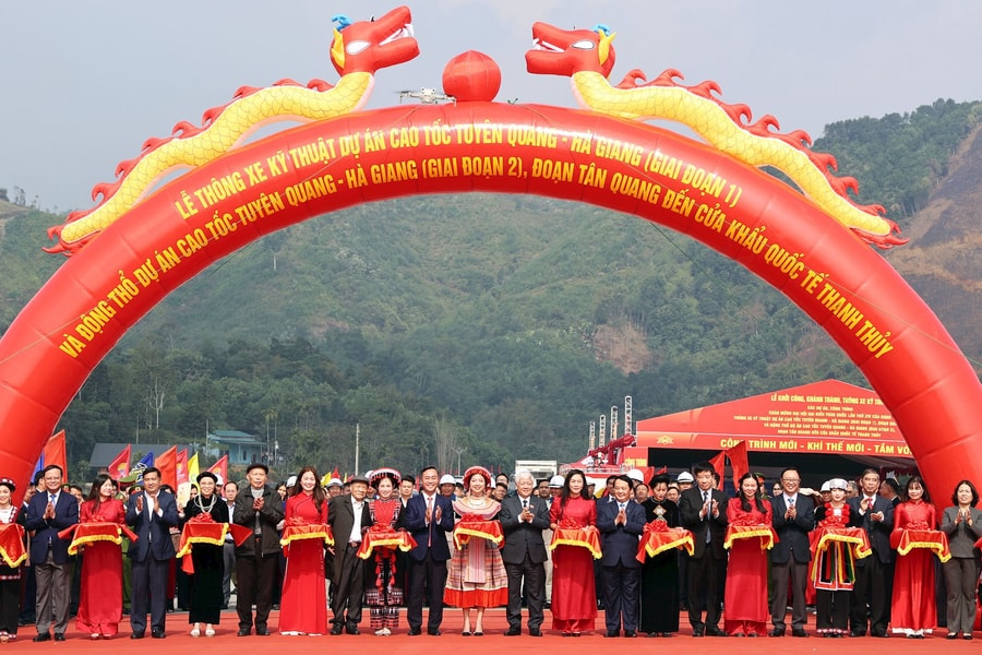 Lễ thông xe kỹ thuật dự án cao tốc Tuyên Quang – Hà Giang (giai đoạn 1)