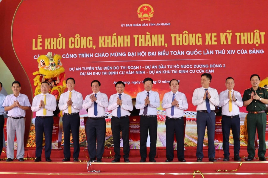 An Giang: Khởi công xây dựng 4 công trình phục vụ APEC 2027
