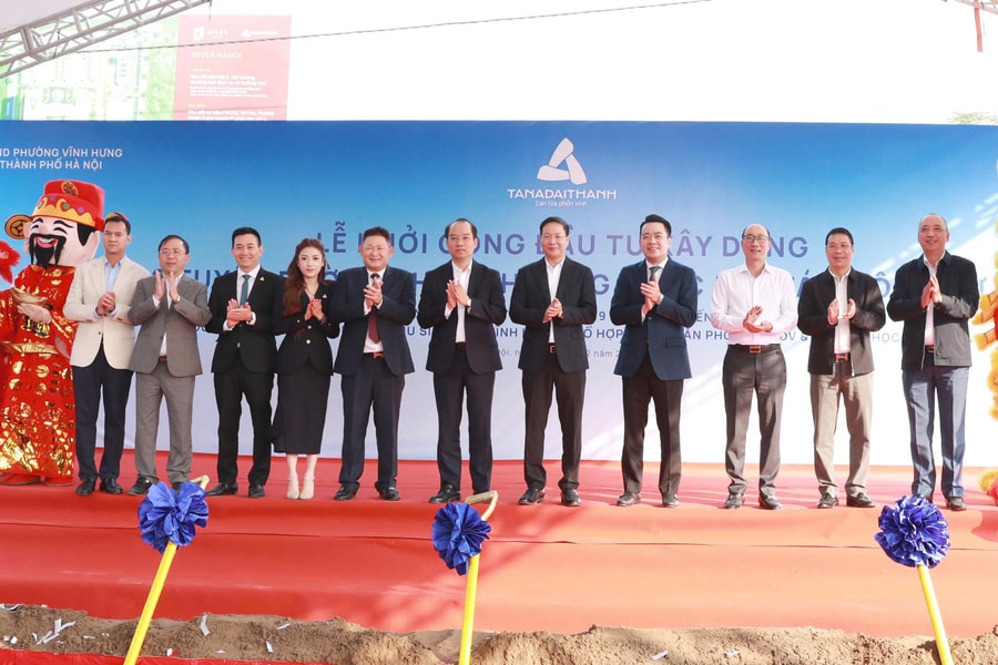 Hà Nội: Khởi công đầu tư xây dựng 2 tuyến đường theo phương thức đối tác công tư tại phường Vĩnh Hưng